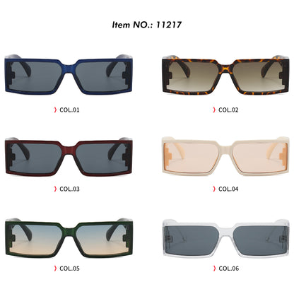 Y2K Tinted Rectangle Shades Sunglasses