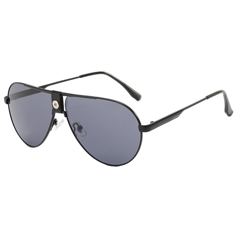 Square Metal Frame Outdoor Sunglasses