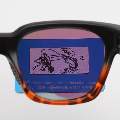 Square Shield Mirrored Polarized Sporty Sunglasses