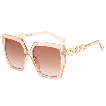 Square Oversized Gradient Shades Sunglasses