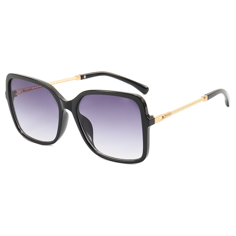 Square Oversized Gradient Shades Sunglasses