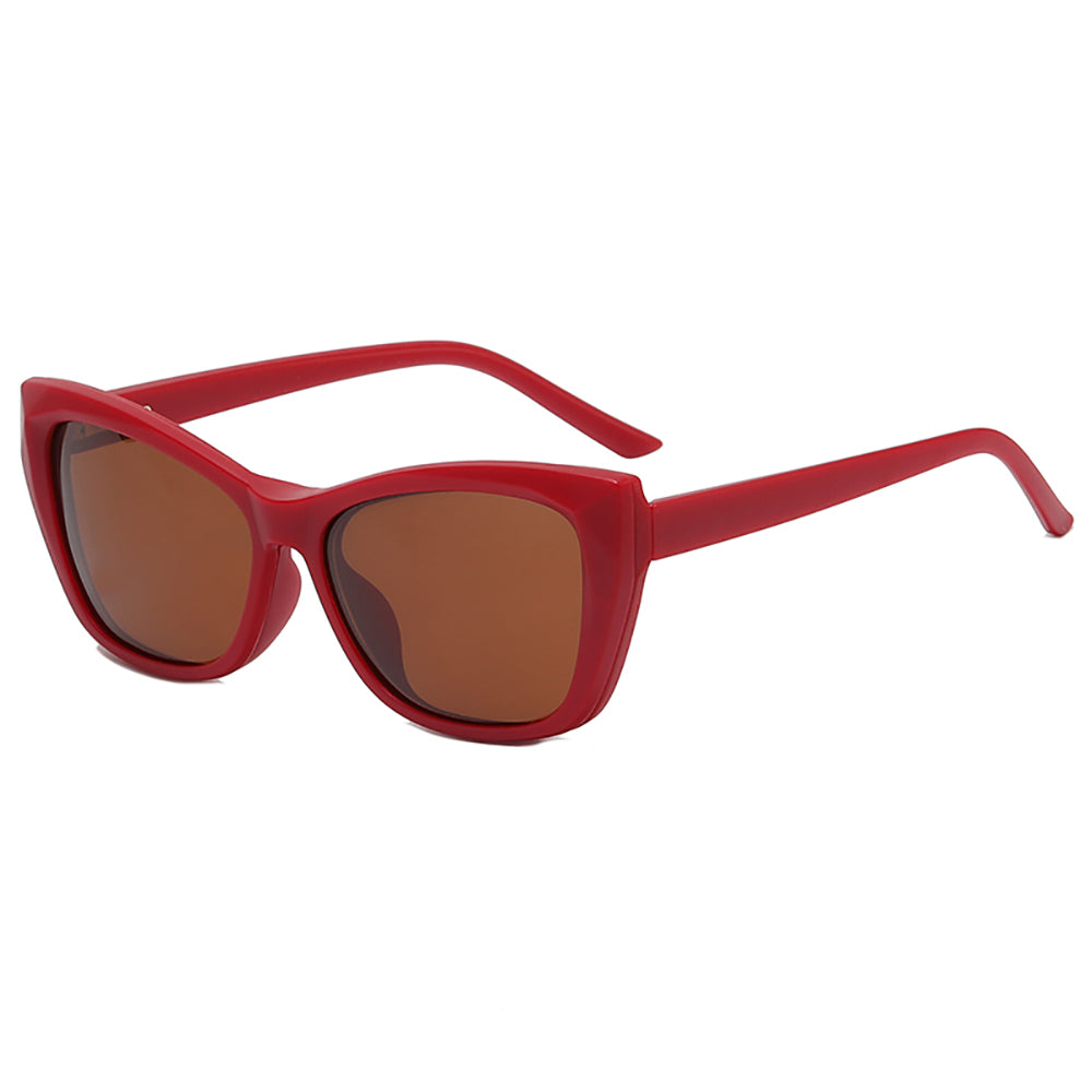 Cat Eye Women Blue Light Blocking Polarized Clip On Sunglasses