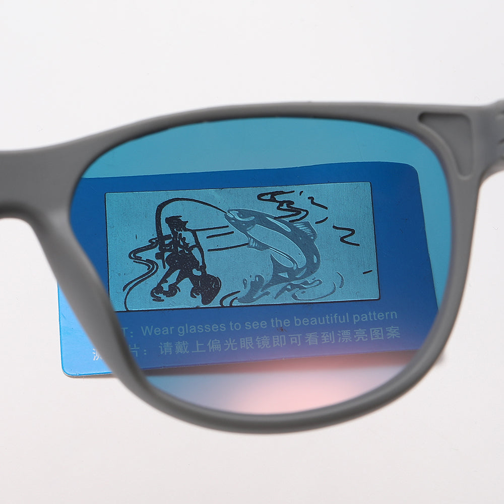Square Chic Shield Mirrored Polarized Sporty Sunglasses