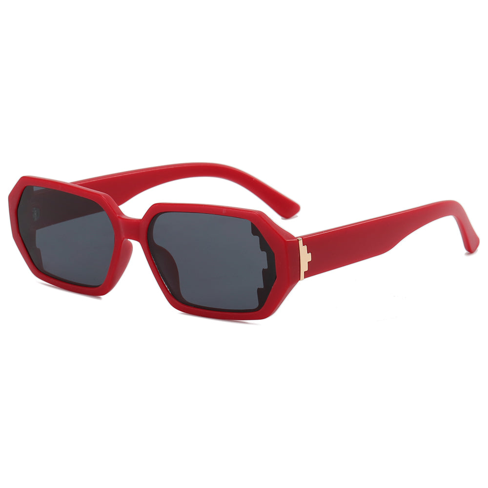 Retro Rectangle Street Shot Sunglasses