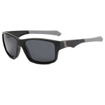 Rectangle Polarized Outdoor Sporty Sunglasses