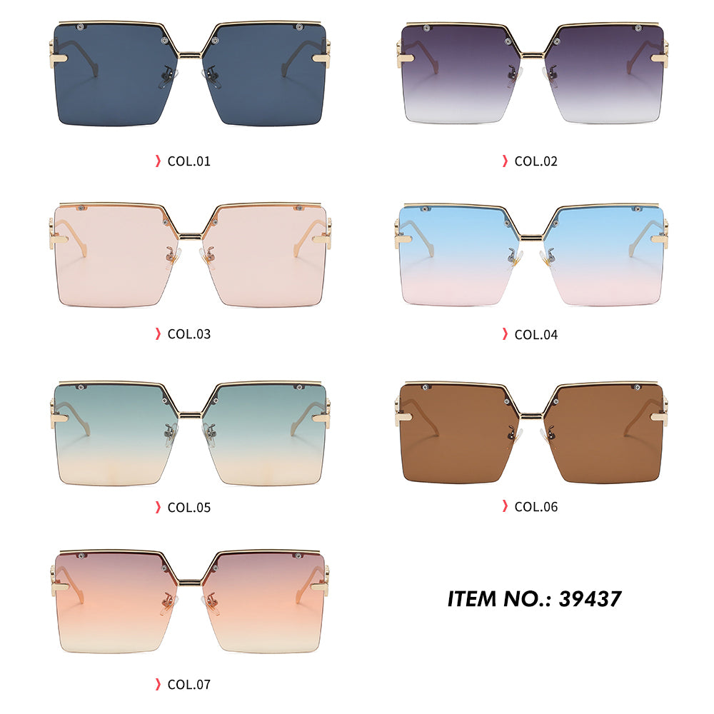 Square Metal Shades Sunglasses