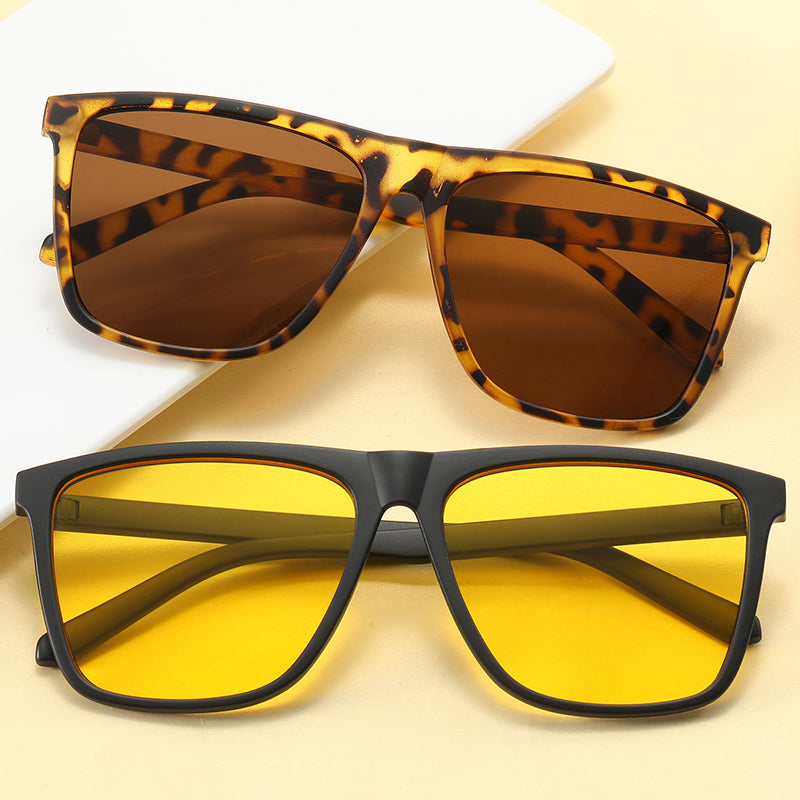 Shades Flat Top Men UV400 Sunglasses