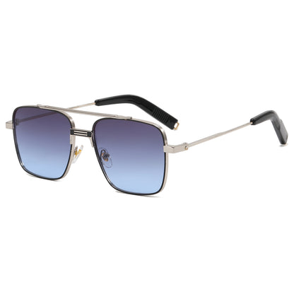 Small Rectangle Metal Frame Sunglasses