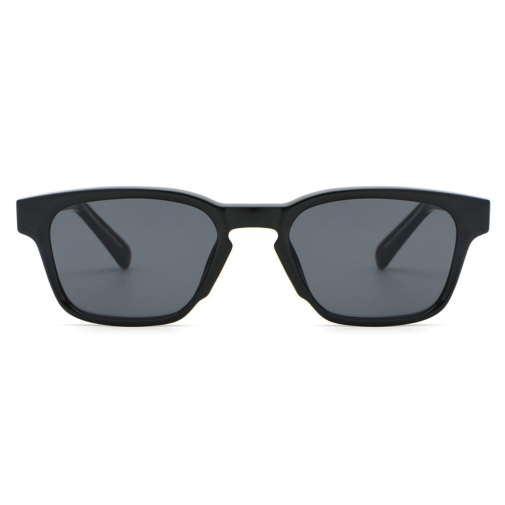 Classic Oversized Thick Square Reinforced Wire-Core Temples Sunglasses