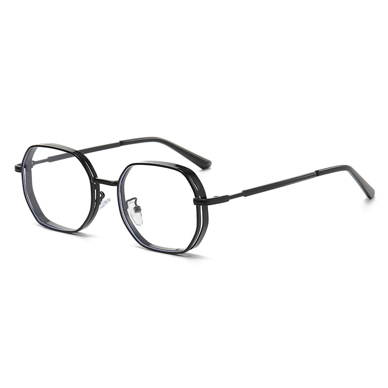 Classic Polygon Metal Sunglasses