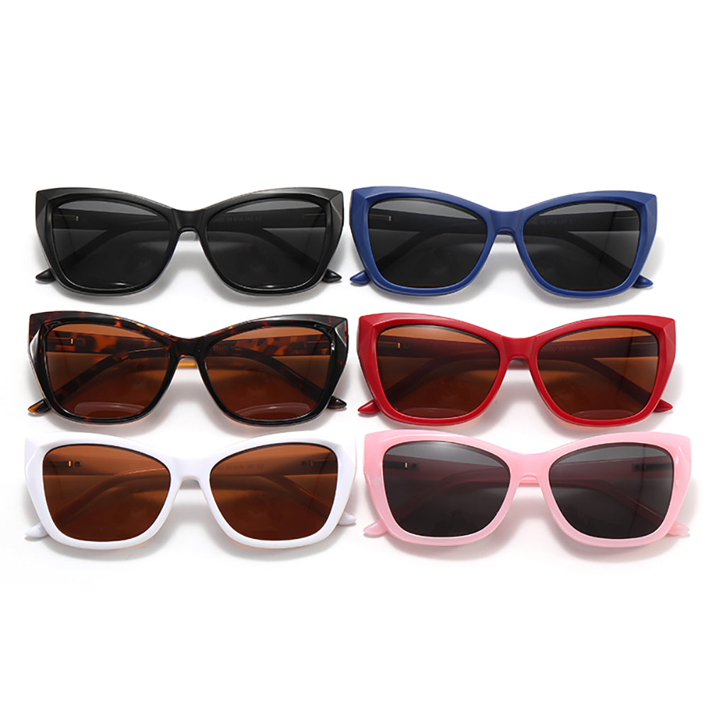 Cat Eye Women Blue Light Blocking Polarized Clip On Sunglasses