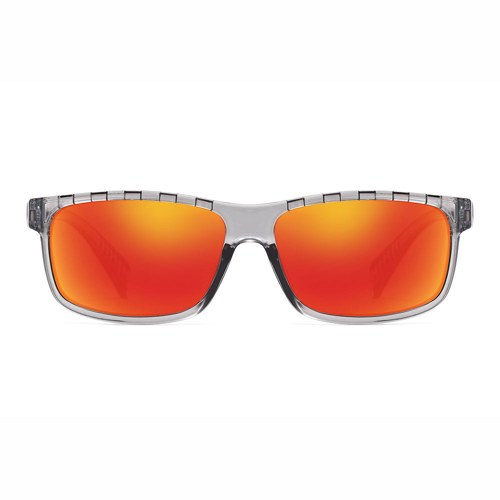 Reflective Polarized Rectangular Premium Sports Sunglasses