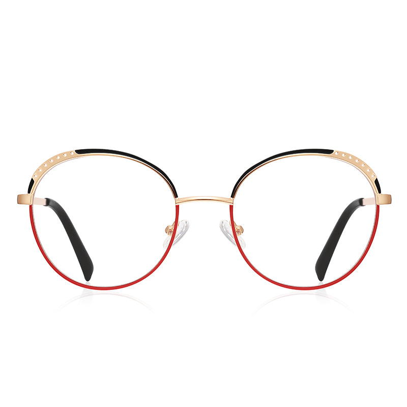 Round High Quality Blue Light Blocking Eyeglasses