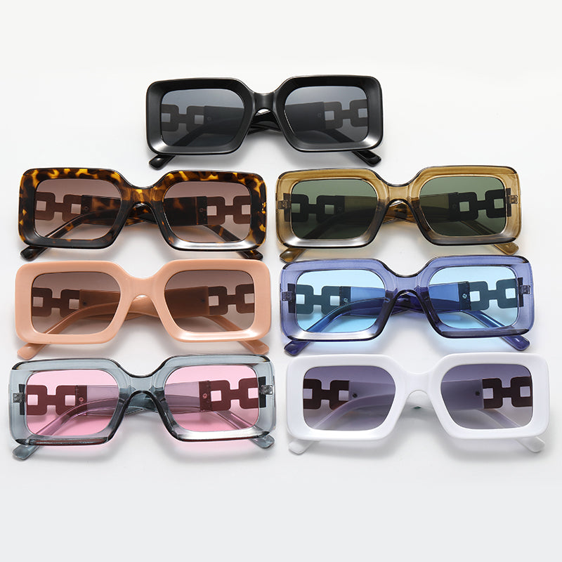 Vintage Luxury Rectangle Sunglasses