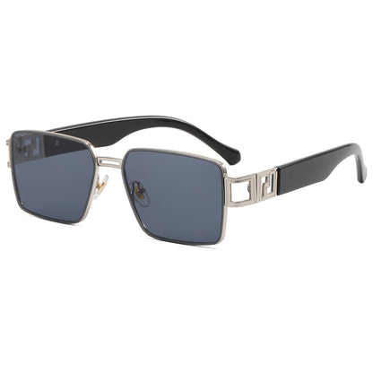 Fashion Metal Frame Gradient Shades Sunglasses