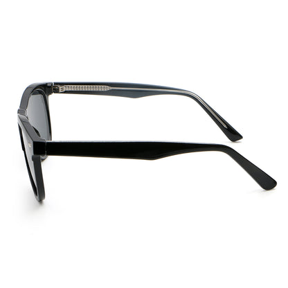 Classic Round Cat Eye Reinforced Wire-Core Temples Sunglasses