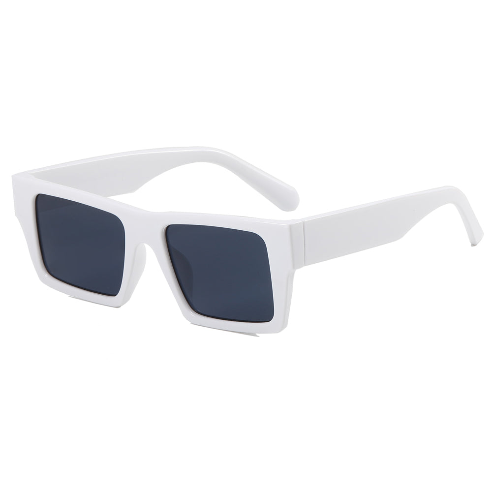 Shades Flat Top UV400 Rectangle Sunglasses