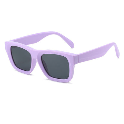 Rectangle Cat Eye Thick Frame sun glasses