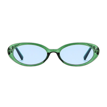 Plastic Small Oval Sunglasses