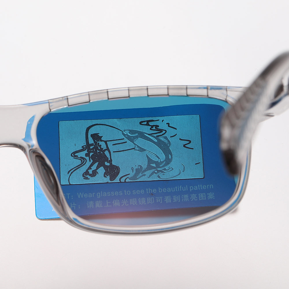 Reflective Polarized Rectangular Premium Sports Sunglasses