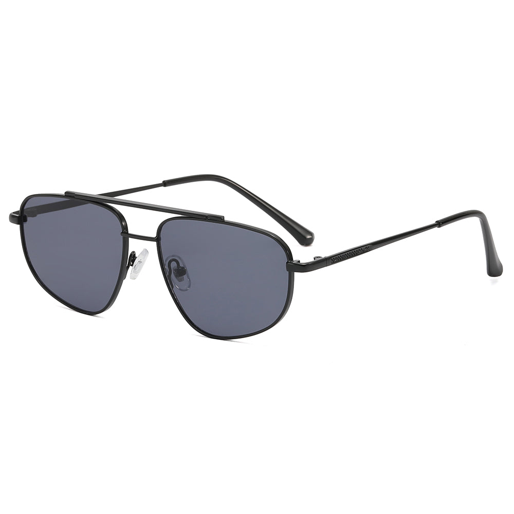 Metal Frame Gradient Shades Sunglasses