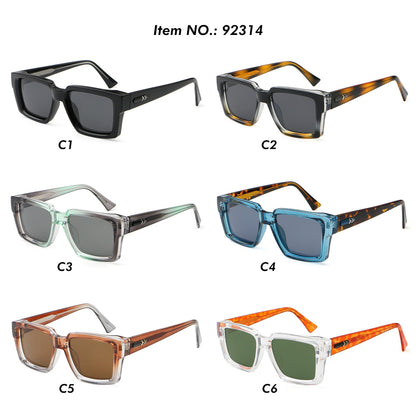 Oversized Thick Square Gradient Shades Sunglasses