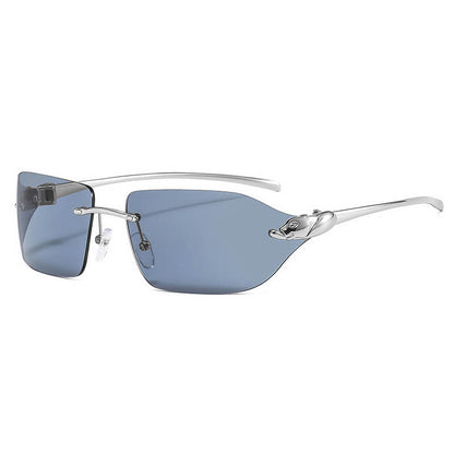 Panther Y2K Rimless Sunglasses