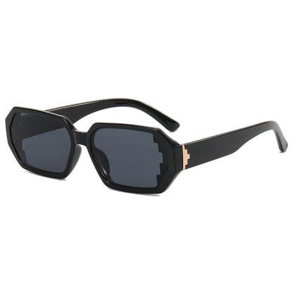 Retro Rectangle Street Shot Sunglasses