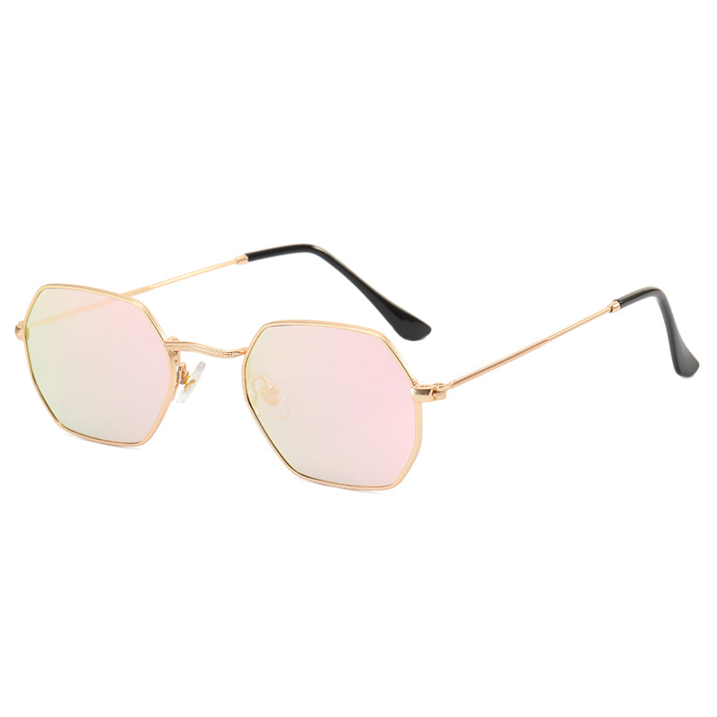 Polygon Shades Metal Frame Sunglasses