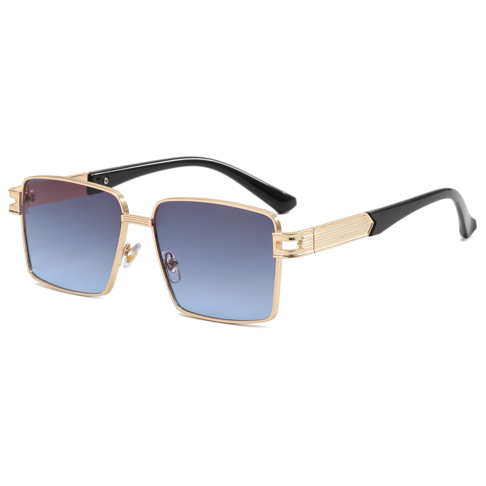 Steampunk Square Metal Frame Sunglasses