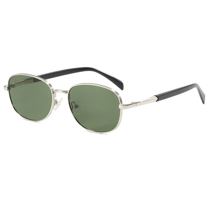 Retro Classic Round Metal Outdoor Vacation Sunglasses