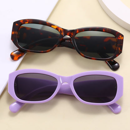 Retro Small Rectangle Outdoor Vacation Beach Sunglasses