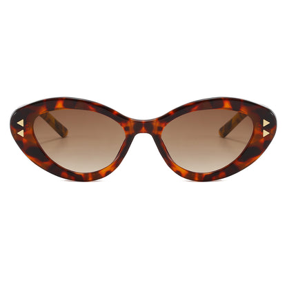 Rivet Small Triangle Cat Eye Sunglasses