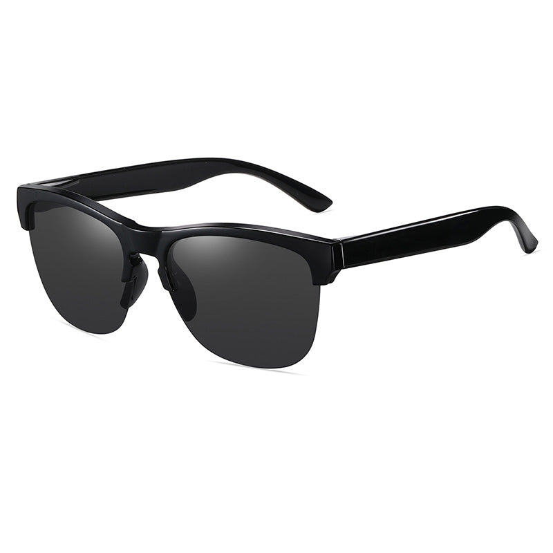Polarized semi-rimless lifestyle Sunglasses