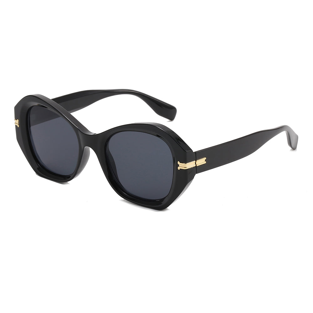 Irregular Gradient Cat Eye Shades Sunglasses