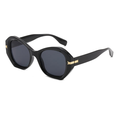 Irregular Gradient Cat Eye Shades Sunglasses