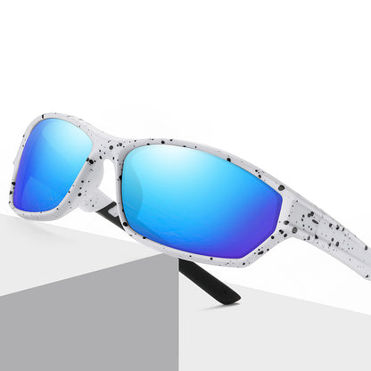 Rectangle Shape Outdoor Sports Cycling Running Polarized Sunglasses