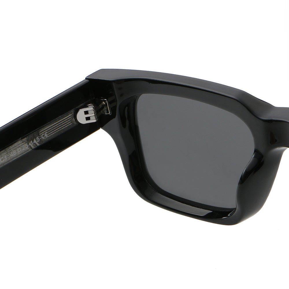 Vintage Classic Thick Rectangle Travel  Shades Sunglasses