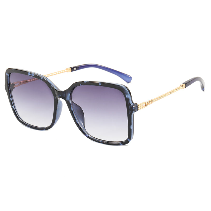 Square Oversized Gradient Shades Sunglasses