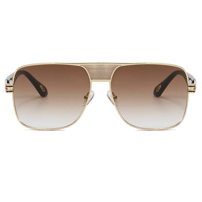 Square Flat Top Men Shades Sunglasses