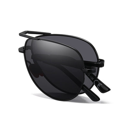 Polarized Men's Foldable Photochromic Driving Sunglasses