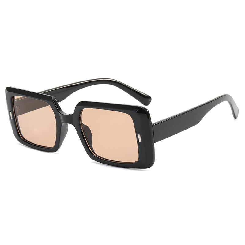 Oversize Rectangle Men Women Sunglasses