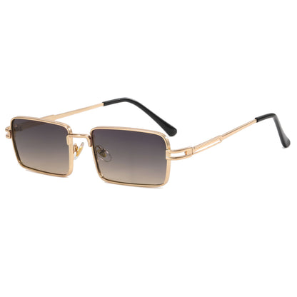 Small Rectangle Metal Frame Sunglasses