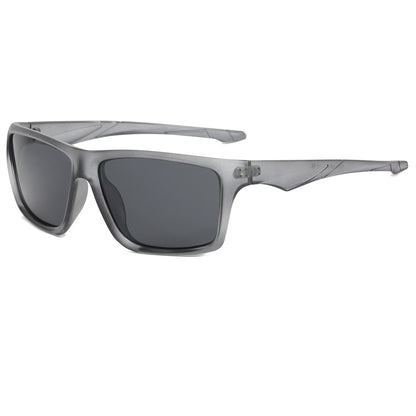 Flat Top Polarized Rectangular Sports Driving Sunglasses