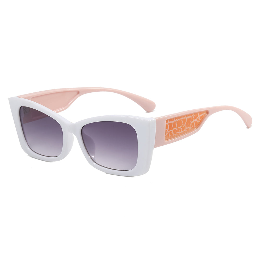 New trendy women rectangle sun glasses