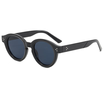 Trendy Classic Round Tinted Vacation Beach Sunglasses