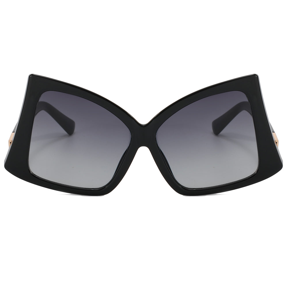 Square Butterfly Oversized Shades Sunglasses