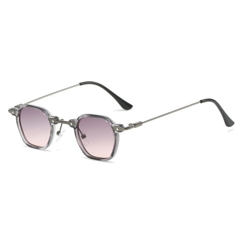 Retro Square Narrow Gradients Outdoor Sunglasses