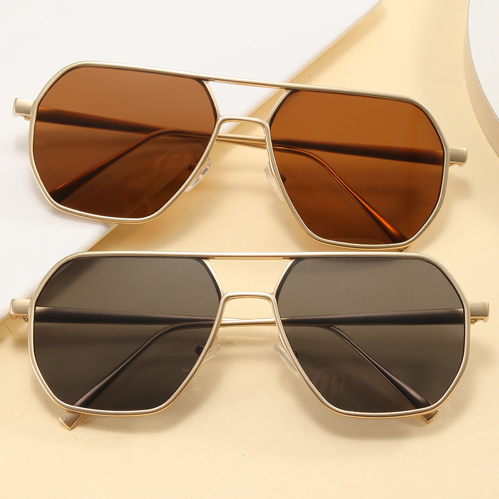 Metal Frame Shades Sunglasses