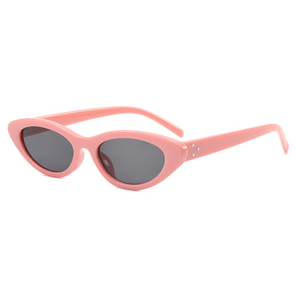 Cat Eye Women Small Triangle Sunglasses